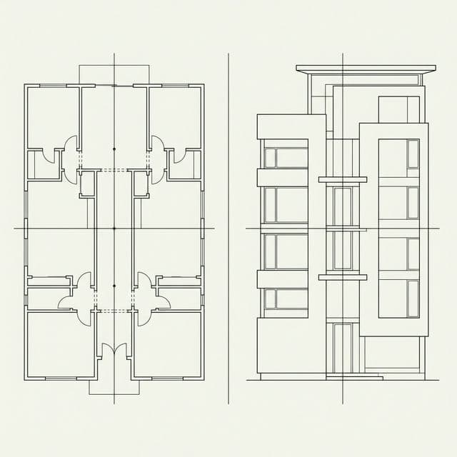 Ejemplo visual: Feed — Proceso / Obra